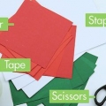 Maak 'n 3d sneeuvlok van papier