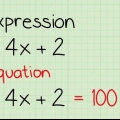 Oplos van 'n algebraïese uitdrukking