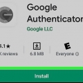 Rugsteun tans google authenticator op android
