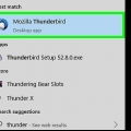 Rugsteun jou e-posse in thunderbird