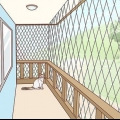 Maak 'n balkon veilig vir katte