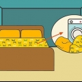 Maak 'n bed skoon met koeksoda