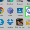 Vee 'n boodskap in discord op 'n android uit