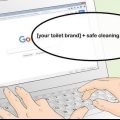 Die skoonmaak van 'n gevlekte toiletbak