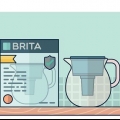 Gebruik 'n brita-waterkruik
