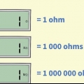 Lees 'n digitale ohmmeter