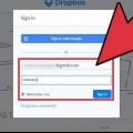 Vee 'n dropbox-rekening uit