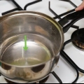 Maak 'n dubbelkoker (bain marie)