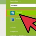 Skep 'n eenvoudige webblad met windows notepad