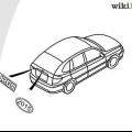 Een embleem van 'n auto halen