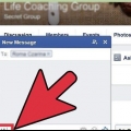 Begin 'n gesprek met 'n meisie op facebook