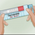 Gebruik 'n glastermometer