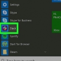 Los 'n kanaal op slack