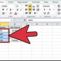 Sorteer 'n lys in excel