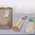 Gebruik 'n loofah