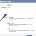 Skep 'n nuwe groep op facebook