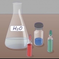 Skep 'n chemiese verdunningsreeks
