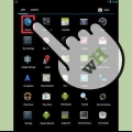 Boekmerk 'n kortpad op 'n android se tuisskerm