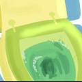 Maak 'n toilet oop wanneer jy 'n toiletrol gespoel het