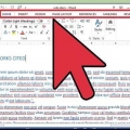 Formatering van 'n word-dokument