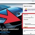 'N yahoo! Verwyder rekening