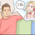 Flankeer met 'n meisie oor die telefoon