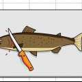 Fileteer en ontbeen forel