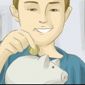 Geld spaar as kind of tiener
