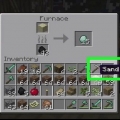 Maak glas in minecraft