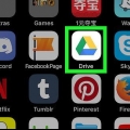 Voeg google drive by files-toepassing op iphone of ipad