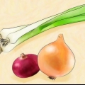 Groeiende groen uie