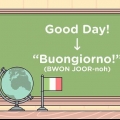 Sê hallo in italiaans