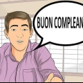 Gelukkige verjaardag aan iemand in italiaans