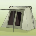 Woon in 'n tent