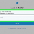 Meld aan op twitter