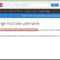 Verander jou gebruikersnaam op youtube