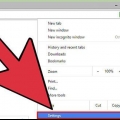 Verander jou tuisblad in chrome
