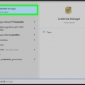 Bekyk jou wagwoorde in windows credential manager