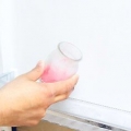 Verwyder kerswas uit glas