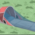 Kamp sonder 'n tent