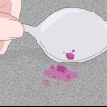 Verwyder lipstiffie van mat
