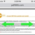 Lees pdf's op 'n iphone