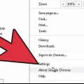 Laat opspringers in google chrome toe
