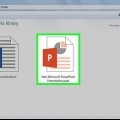Skakel powerpoint na word om