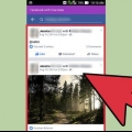 Vee opmerkings of boodskappe op facebook in die facebook-toepassing uit