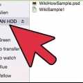 Skryf na 'n eksterne hardeskyf in max os x