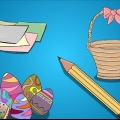 Spelletjies organiseer vir 'n paasfees vir kinders