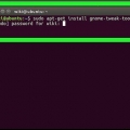 Verander temas in ubuntu met die gnome tweak tool