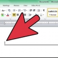 Om ontslae te raak van 'n horisontale lyn in ms word