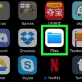 Maak zip-lêers op 'n iphone oop